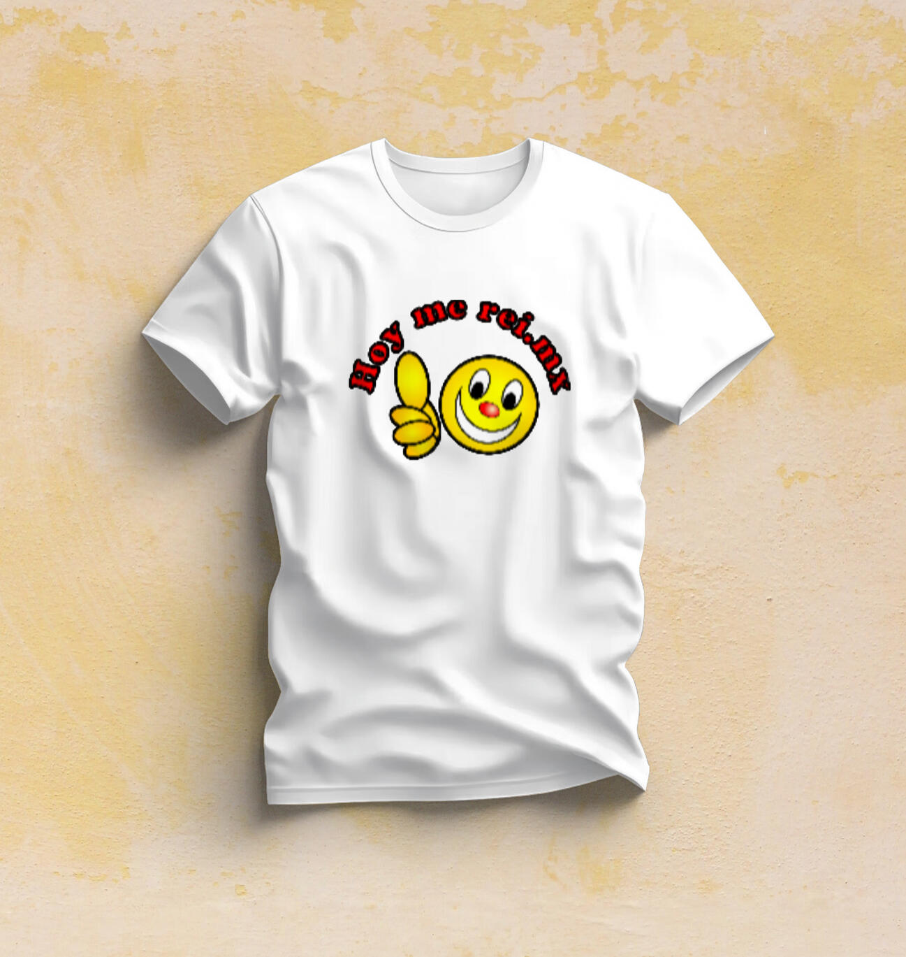 Playera hoy me rei MX